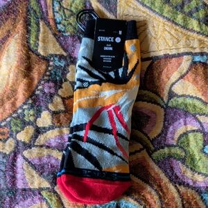 Stance Men's Casual Socks - Red, Yellow, Black, and Gray
